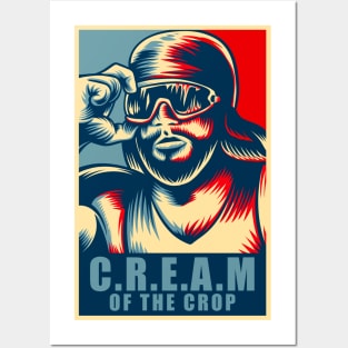 Macho man cream Posters and Art